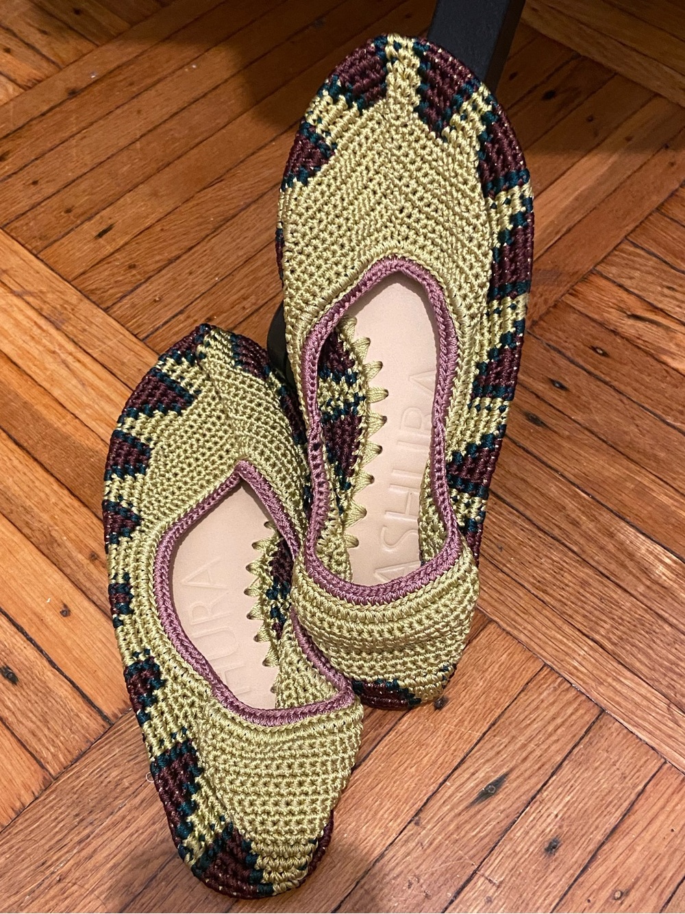 Kashura woven ballet flats